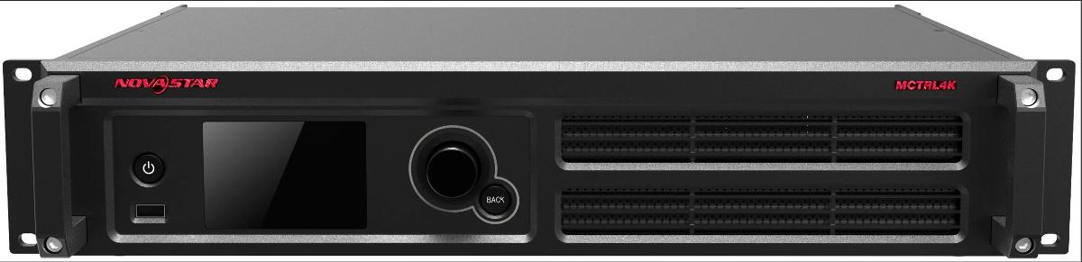LED-Videowand-Controller (Abbildung siehe Anlage)
- aus einer mit aktiven und passiven Bauelementen bestückten gedruckten Schaltung in einem Gehäuse (Abmessungen: 482,6 x 372 x 96 mm) mit einem Display, mehreren Bedienelementen und einem USB-Anschluss (für Speichermedien) auf der Vorderseite, zwei DVI-D-Eingängen, jeweils einem DisplayPort- und HDMI-Eingang, 16 RJ-45-Signalausgängen, 4 optischen Signalausgängen, Synchronisierungs- und Steuerungsanschlüssen sowie einem Stromversorgungsanschluss,
- zur Aufbereitung (Skalierung und Anpassung) von Videoeingangssignalen und zur Wiedergabe von Videos externer Speichermedien zur Darstellung auf einer LED-Videowand - kennzeichnende Haupttätigkeit - sowie zur Verteilung der Videosignale über elektrische und optische Netzwerkanschlüsse an die einzelnen LED-Module einer LED-Videowand,
- zusammen mit Beipack (Strom-, Ethernet-, USB-, HDMI- und DisplayPort-Kabel) in einer gemeinsamen Verkaufsumschließung.
Der LED-Videowand-Controller bestimmt den Charakter des Ganzen.

"Elektrisches Gerät mit eigener Funktion, in Kapitel 85 anderweit weder genannt noch inbegriffen - (Kombination aus Videoprozessor mit Videowiedergabefunktion - kennzeichnende Haupttätigkeit - und Kommunikationsgerät, in Warenzusammenstellung in Aufmachung für den Einzelverkauf mit nicht charakterbestimmen dem Beipack)"