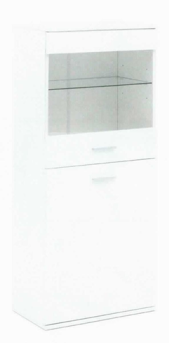 Es handelt sich bei der als "Wohnling Highboard mit Glaseinsatz, Art. WL5.847" um ein aus verschiedenen Stoffen zusammengesetztes Möbel in Form eines Highboards. Das Erzeugnis besitzt die Maße 53 cm x 125,5 cm x 30 cm (B x H x T) und besteht im Wesentlichen aus einem Holzkorpus (charakterbestimmend aufgrund des Umfangs) und einer teilweise verglasten Front. 

Das auf den Boden zustellende Möbel hat zwei Türen, von denen eine teilweise verglast ist und insgesamt vier Innenfächer (Maße 2x -  50 x 31,5 x 27,5 cm und 2x - 50 x 25x 27,5 cm - jeweils B x H x T). Das Erzeugnis ist noch nicht zusammengesetzt und dient aufgrund seiner besonderen Gestaltung der Einrichtung von Wohnzimmern.

Die verpackte Ware ist als "anderes als von den Positionen 9401 und 9402 erfasstes Möbel, aus Holz, von der in Ess- und Wohnzimmern verwendeten Art" einzureihen.