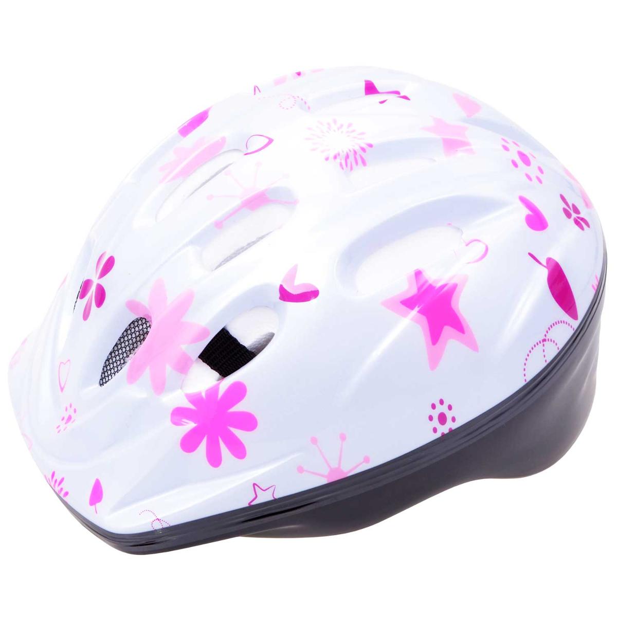 Sicherheitskopfbedeckung, sog. Kinderhelm, Foto siehe Anlage,
- in Form eines Fahrradhelmes für Kinder,
- mit einer Schale aus laut Antrag PVC (Kunststoff),
- ausgekleidet mit einer Schale aus laut Antrag EPS (geschäumter Kunststoff),
- mit einer herausnehmbaren Polsterung und einem Insektenschutz ausgestattet,
- mit einem längenverstellbaren Kinnriemen aus Spinnstoff,
- im Bereich des Hinterkopfs mit einem Drehrad aus Kunststoff zur Weitenregulierung,
- in unterschiedlichen Farben,
- zur Verwendung als Schutzhelm für Fahrradfahrer,
- an einem Hänger aus Kunststoff mit einer bedruckten Pappkarte befestigt.

"Andere Kopfbedeckung, ausgestattet, Sicherheitskopfbedeckung, aus Kunststoff"