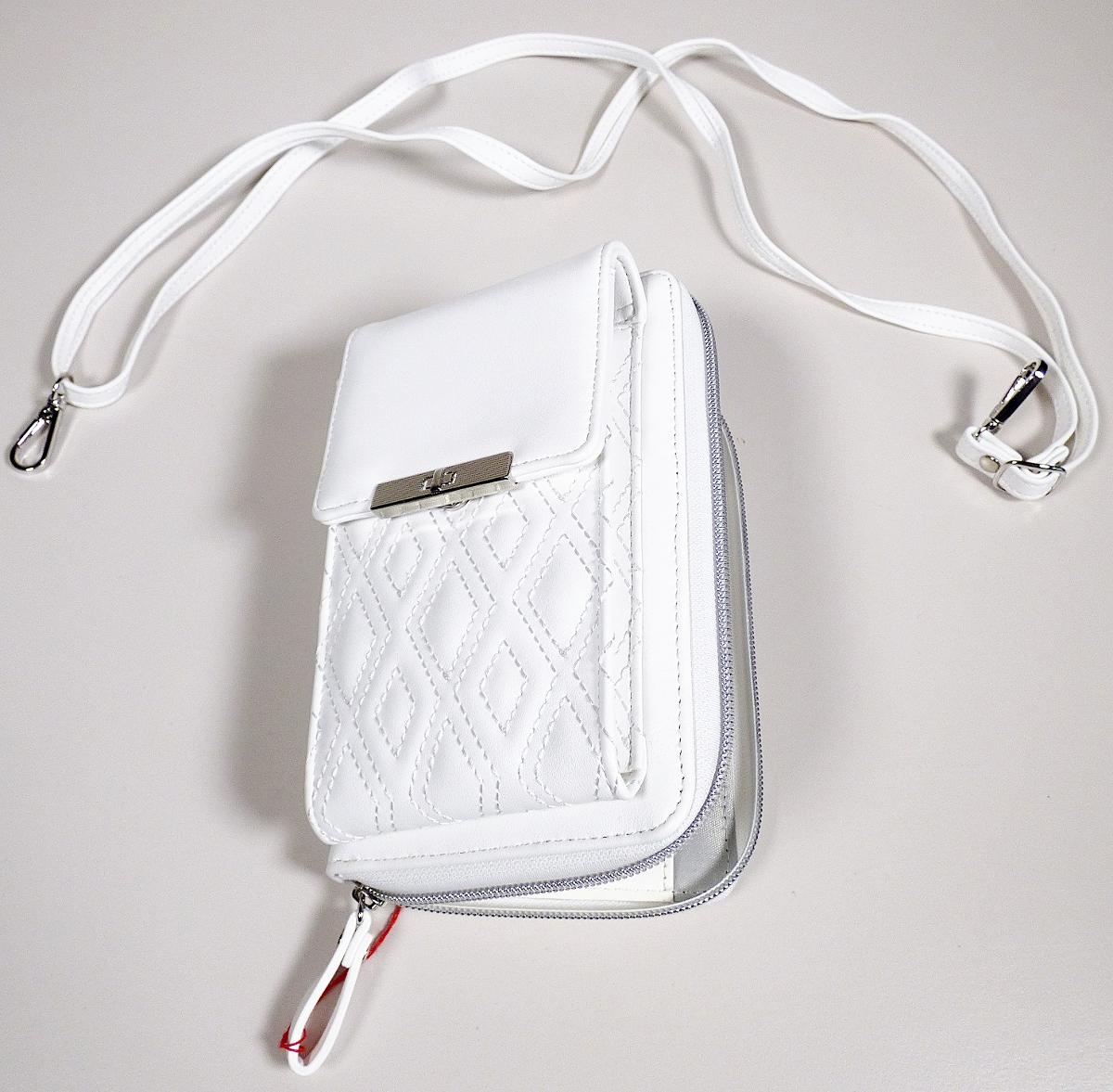 Ähnliches Behältnis, sog. Catwalk Handytasche, B759/59, Fotos siehe Anlage,
- mit einer Außenseite aus Kunststofffolien,
- mit einem abnehmbaren, längenverstellbaren Schultertrageriemen,
- mit einem aufgesetzten Vorfach mit Druckknopfverschluss zur Aufnahme eines Mobiltelefons,
- das Hauptfach ist mit einem an drei Seiten verlaufenden Reißverschluss versehen,
- - gefüttert; innen mit einem Trennsteg mit Reißverschluss in Form eines Münzfachs mit einem
    darauf aufgesetzten, offenen Einsteckfach mit Sichtfenster sowie mit acht offenen Einsteckfächern
    im Bankkartenformat ausgestattet,
- mit den Abmessungen: ca. 11,5 cm (Breite) x 19 cm (Höhe) x 5 cm (Tiefe),
- keine Einreihung als Handtasche aufgrund der geldbörsentypischen Innenausstattung,
- keine Einreihung als Taschen- oder Handtaschenartikel aufgrund des Trageriemens.

"Ähnliches Behältnis, anderes als in den Unterpositionen 4202 1110 bis 4202 3900 genannte, mit Außen-
 seite aus Kunststofffolien, anderes als in den Unterpositionen 4202 9211 bis 4202 9215 genannte"