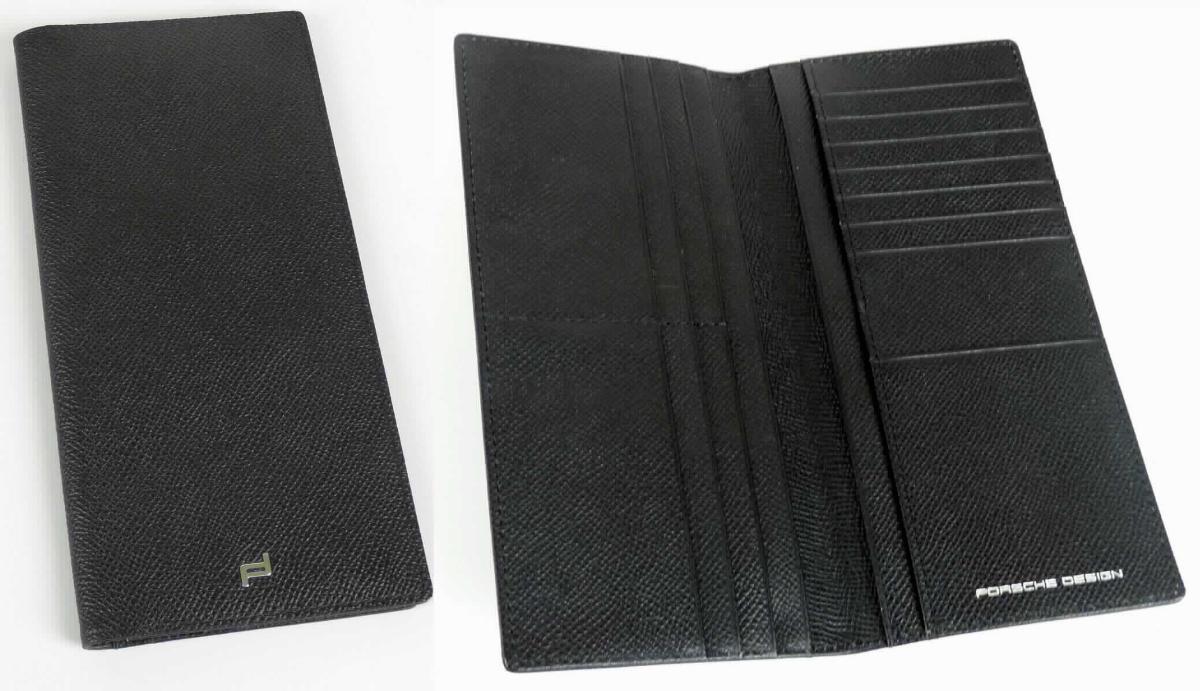 Brieftaschenähnliches Behältnis, Taschen- und Handtaschenartikel, sog. Passhülle aus Rindsleder
(Artikelnummer 4090002466), Foto siehe Anlage, 
- mit einer Außen- und Innenseite aus Leder (lt. Antrag vom Rind), 
- vorn mit einem aufgeklebten Firmenlogo aus unedlem Metall,
- aufklappbar, ohne Verschluss, 
- innen mit einer Vielzahl von Einsteckmöglichkeiten in verschiedenen Formaten, 
- in den Abmessungen: ca. 9 cm (Breite) x 19 cm (Höhe) x 1 cm (Tiefe),
- ohne Hinweise auf Handarbeit.

"Brieftaschenähnliches Behältnis, Taschen- oder Handtaschenartikel, mit Außenseite
 aus Leder, nicht handgearbeitet"