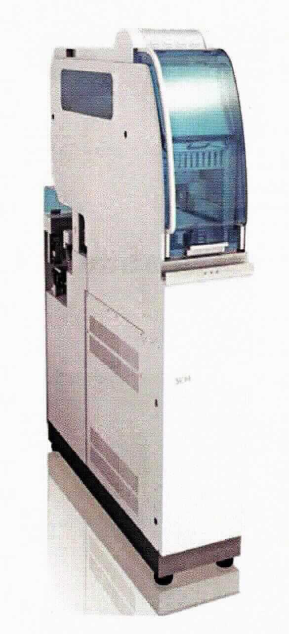 Automatisches Probenkontrollsystem, im Wesentlichen bestehend aus einem Gehäuse (300 x 1100 x 1500 mm) mit einem berührungsempfindlichen Bildschirm, einem Probentransportsystem, einer Beleuchtungseinheit, einem Laser, einer Digitalkamera, Statusanzeigen sowie weiteren elektrischen und elektronischen Bauelementen (siehe Abbildung in der Anlage). Das Multifunktionsgerät dient innerhalb eines automatischen Analysesystems für Körperflüssigkeiten gleichermaßen der Erkennung der Probenfarbe zur qualitativen Prüfung der Probenqualität sowie der Messung des Probenfüllstandes im Probenbehälter. Farberkennung und Füllstandmessung erfolgen durch optische Verfahren. Eine kennzeichnende Hauptfunktion ist nicht ermittelbar.
Die Ware wird als "optische Strahlen (UV-Strahlen, sichtbares Licht, Infrarotstrahlen) verwendendes Gerät für physikalische oder chemische Untersuchungen, anderes als von den Unterpositionen (HS) 9027 10 bis 9027 30 erfasst" eingereiht.