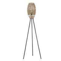 Bei dieser Stehlampe handelt es sich um eine etwa 46 x 40 x 154﻿,﻿5 cm (B x T x H) große elektrische Stehleuchte. Sie besteht aus einem Dreibein aus Metallrohren als Leuchtenfuß, zusammengeführt in eine Grundplatte, einem senkrechten Rohr (alles aus schwarz beschichtetem Metall), einer E27-Fassung (bis zu 40 W Leistung) und einem Lampenschirm aus Hanfseilen. Zur weiteren elektrischen Ausstattung zählen ein Kabel mit Fußschalter und Eurostecker.
Die Stehleuchte dient zu Beleuchtungszwecken im Innenbereich.

Ein Hinweis auf Handarbeit liegt nicht vor.

Die noch nicht zusammengesetzte und in einem Karton verpackte Ware ist als "Leuchte, anderweit weder genannt noch inbegriffen, elektrische Stehleuchte, nicht von der Unterposition (HS) 9405 11 erfasst, elektrische Stehleuchte, nicht ausschließlich zur Verwendung mit LED-Lichtquellen bestimmt, aus Metall und Spinnstoff, nicht handgearbeitet“ einzureihen.