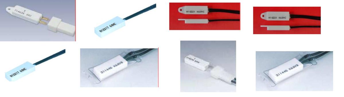 Sog. Temperaturregler, 
- im Wesentlichen bestehend aus einem spezifisch geformten Gehäuse mit einer annähernd quaderförmigen Grundform mit einer elektrischen Anschlussvorrichtung sowie einer innen liegenden Bimetallscheibe,
- für eine Spannung von 125 VAC bis 250 VAC bzw. 12 VDC bis 48 VDC,
- Kontaktausführung: Öffner / Schließer,
- mit und ohne Befestigungslasche,
- ausgestattet mit Flachstecker- oder Litzen-Anschlüssen,
- dient dem Öffnen bzw. dem Schließen eines elektrischen Stromkreises nach dem Erreichen einer fest eingestellten Schalttemperatur,
- bei Unterschreiten einer voreingestellten Rückschalttemperatur springt das Schaltwerk wieder in seine stabile Ausgangslage zurück.

Ein funktionsbestimmender Spannungsbereich ist nicht feststellbar, somit wird die Ware in die zuletzt genannte Unterposition eingereiht.

Die Ware wird als "elektrisches Gerät zum Schließen und Unterbrechen von elektrischen Stromkreisen, für eine Spannung von weniger als 1000 V, aber mehr als 60 V, nicht von den Unterpositionen (KN) 8536 5003 bis 8536 5007 erfasst" eingereiht.

Anlage: 1 Abbildung