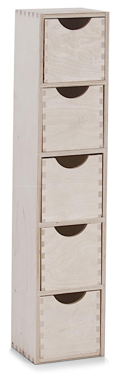 Sog. Schubladenelement, Art.-Nr.: 13190, bestehend aus zwei Seitenträgern, oberer und unterer Abdeckung, einer mit Bohrungen versehenen Rückwand, vier Fachböden und fünf Schubladen mit Eingriffsöffnung.
Die Ware besteht aus Birkenholz (lt. Antrag) und ist dazu bestimmt, an der Wand befestigt zu werden. Das Gesamtmaß beträgt 12 cm x 13 cm x 60 cm (T x B x H).

Die verpackte Ware wird als "anderes als von den Positionen 9401 und 9402 erfasstes Holzmöbel, ohne speziellen Raumbezug" eingereiht.