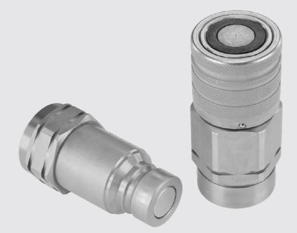 Steckkupplung QRC-UX
- in Form eines selbsttätigenden Kegelventils, federbetätigt, in Ausführung
  als Stecker oder Muffe, aus Stahl,
- zur Weiterleitung der hydraulisch notwendigen Arbeitsdrücke,
- zur Herstellung einer auslaufsicheren Trennstelle in Hydraulikkreisläufen, z. B. zum werkzeuglosen
  Austausch von Anbaugeräten.

"Ventil für die ölhydraulische Energieübertragung - sog. Steckkupplung"