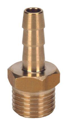 Rohrverbindungsstück aus Messing

Bei der Ware handelt es sich um Hohlerzeugnisse aus einer Kupfer-Zink-Legierung (Messing). Die Ware weist an einem Ende eine Schlauchtülle mit einem Durchmesser von 6 mm, am anderen Ende ein Außengewinde (1/4 ") auf.
Die Ware wird verwendet, um Druckschläuche miteinander zu verbinden.

Die Ware ist als Rohrformstück, Rohrverschlussstück und Rohrverbindungsstück (z. B. Bogen, Muffen), aus Kupfer, aus Kupferlegierungen, in den TARIC-Code 7412 2000 00 einzureihen.