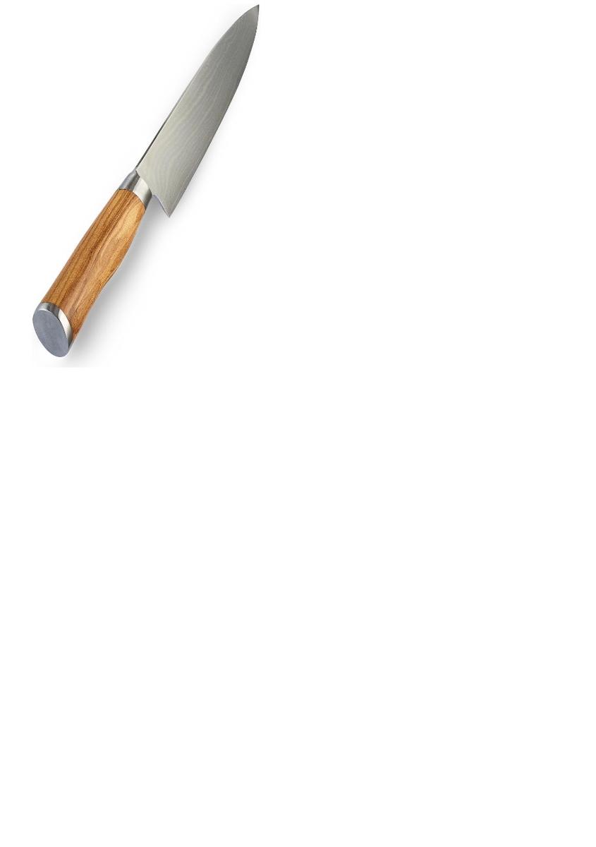 "Damastmessser"

- Messer mit schneidender, festehender, nach vorne spitz zulaufender Klinge aus Stahl,
  mit glattem Klingenschliff und einem genieteten Griff mit Griffschalen aus Holz

- mit einer Gesamtlänge von etwa 32,5 cm und einer Klingenlänge von etwa 21 cm

- zum Zubereiten von Speisen in der Küche

- mit einem Klingenschutz versehen und in einer Papumschließung verpackt.


Abbildung siehe Anlage.

Derartige Waren gehören als "andere Messer mit schneidender, feststehender Klinge aus unedlem Metall, kein Messer der Position 8208" zum TARIC-Code 8211 9200 00.