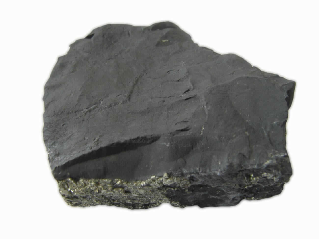 Angaben:
Unbearbeitete Rohsteine aus Schungit in unterschiedlichen Formen.

Befund:
Mineralische Stoffe, anderweit weder genannt noch inbegriffen