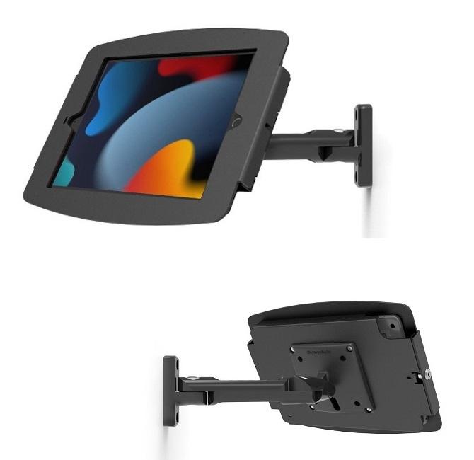 Es handelt es sich um ein sog. Sicherheitsgehäuse mit Schwenkarm für ein 
Apple iPad Mini 8,3" (6.-7. Generation). 

Das zweiteilige Gehäuse ist aus Aluminiumblech gefertigt und verfügt über 
einen Schließzylinder-Mechanismus, der die beiden Gehäusehälften 
gegeneinander verriegelt und das Gerät so vor Diebstahl schützt. Das 
Gehäuse weist eine Pulverbeschichtung in schwarz auf  und ermöglicht 
die Kabeldurchführung, so dass das Gerät permanent über USB-C am 
Stromnetz bleiben bzw. geladen werden kann

Es verfügt über einen Schwenkarm mit zwei Gelenkstellen zur horizontalen 
und einer Gelenkstelle zur vertikalen Ausrichtung. Er ist aus Aluminiumguss 
gefertigt und mit einer Basis versehen, die zur Wandmontage mittels 
Verschraubung vorgesehen ist. 

Schwenkarm und Gehäuse werden über vier Schrauben (100x100mm Vesa-
Norm) miteinander verbunden. Die Verschraubung des Schwenkarms mit 
dem Gehäuse erfolgt schutzgehäuseseitig bei geöffnetem Gehäuse.

- Antragstellerangaben -

Abbildung siehe Anlage.
 
Das Erzeugnis ist gemäß AV 3 c) der zuletzt genannten der gleichermaßen in 
Betracht kommenden Unterpositionen (TARIC) zuzuweisen.
 
Derartige Erzeugnisse gehören als "andere als in den TARIC-Codes 7616 1000 10
bis 7616 9990 91 genannte Waren aus Aluminium" zum TARIC-Code 7616 9990 99.