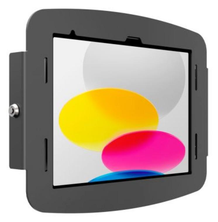 Es handelt sich um ein zweiteilig ausgeführtes Sicherheitsgehäuse für das iPad der 10. und 11. Generation zur direkten starren Montage an der Wand oder dergleichen, mit 100 mm x 100 mm VESA Montagebohrung, aus Aluminiumblech.
Das Ladekabel kann auch bei eingesetztem Tablet angeschlossen werden.
Die beiden Gehäusehälften werden zum Schutz gegen unberechtigten Zugriff gegeneinander verriegelt.
Abmessungen etwa 310 mm Breite x 232 mm Höhe x 25 mm Tiefe.
- Antragstellerangaben -

Abbildung siehe Anlage.
 
Derartige Erzeugnisse gehören als "andere als in den vorgenannten TARIC-Codes genannte Waren aus Aluminium" zum TARIC-Code 7616 9990 99.
