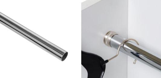 Es handelt sich um 1000 mm lange Hohlerzeugnisse aus Stahl mit kreisrundem Querschnitt (Querschnittsabmessung: 25 mm), die oberflächlich verchromt sind. Die Erzeugnisse werden mit passgenauen Halterungen (nicht Gegenstand der vZTA) in Möbeln verbaut und dienen als Kleiderstangen. Sie sind einzeln in einem Kunststoffbeutel verpackt und mit einer etikettierten Aufhängekarte versehen.
- Antragstellerangaben -

Abbildung siehe Anlage.

Derartige Erzeugnisse gehören als "Teile aus unedlen Metallen von anderen Beschlägen aus unedlen Metallen, für Möbel" zum TARIC-Code 8302 4200 90.