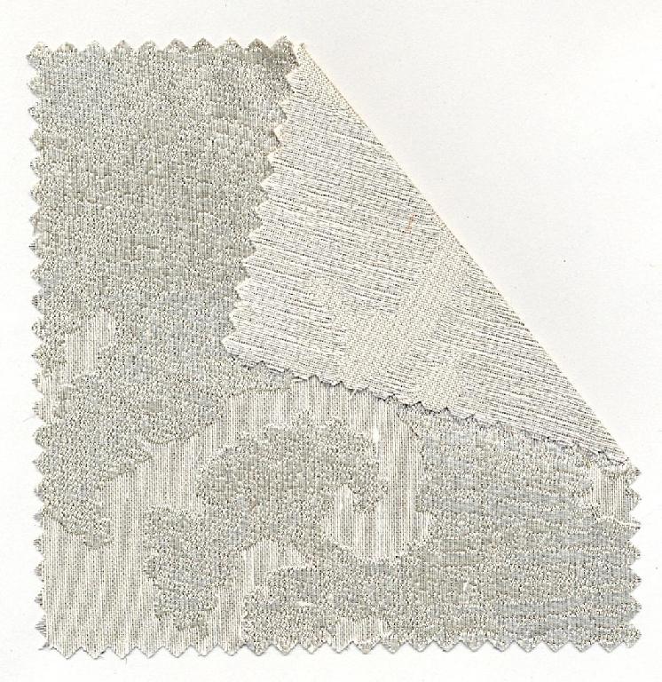 Jacquardgewebe, Art. Jardin; 600064 0001 bis 600064 0005, Foto siehe Anlage,
- als Meterware, mit einer Breite von laut Antrag 140 cm,
- laut Untersuchungsergbnis:
-- buntgewebt,
-- aus Seide und Leinen,
-- mit einem Anteil an (die folgenden Antragsangaben können als zutreffend angesehen werden):
--- Seide von 58 GHT,
--- Leinen von 42 GHT,
-- nicht handgewebt.

"Gewebe aus Seide, nicht aus Bourretteseide, mit einem Anteil an Seide von weniger als 85 GHT, 
 buntgewebt, nicht auf Handwebstühlen hergestellt"