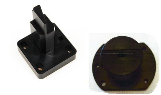 Sog. Eintrittsspaltträger (Entrance Gap Grider) - Art.-Nrn. 46101184, 46102565, im Wesentlichen bestehend aus einem schwarzen, zylinderhutförmigen Aluminiumkörper mit einem Außendurchmesser von ca. 32 mm und einer Höhe von ca. 31 mm. Der speziell nach technischer Zeichnung gefertigte Eintrittsspaltträger besitzt auf der Grundplatte verschiedene Bohrungen und eine Auskerbung und auf der Oberseite einen Schlitz. Der Eintrittsspaltträger dient als Halter für die Schlitzblende in der Einkoppeloptik eines Spektrometers.

Zur äußeren Form siehe Abbildung in der Anlage.

Die Ware wird als "Teil, erkennbar hauptsächlich bestimmt für ein Gerät für physikalische oder chemische Untersuchungen (Spektrometer)" eingereiht.