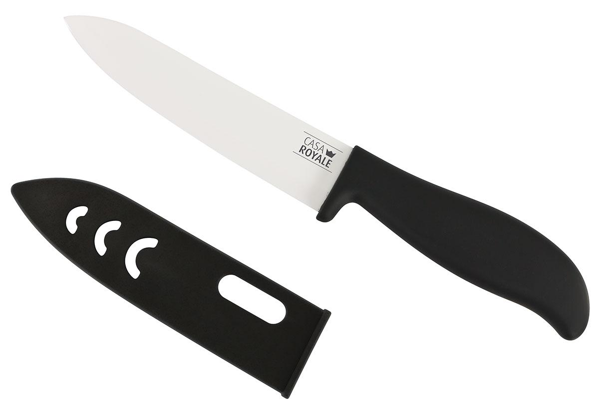Keramischer Haushaltsartikel, sog. Kochmesser, Foto siehe Anlage,
- aus verschiedenen Stoffen zusammengesetzte Ware, bestehend aus,
- - einer spitz zulaufenden Klinge (Länge: ca. 14,5 cm),
- - - keramisches Erzeugnis, nach vorheriger Formgebung gebrannt,
- - einem Griff aus Kunststoff (Länge: ca. 12,5 cm),
- - die Klinge aus Keramik bestimmt insbesondere aufgrund ihrer Bedeutung in Bezug
    auf die Verwendung (arbeitendes Teil) den wesentlichen Charakter der zusammengesetzten
    Ware,
- mit einer Gesamtlänge von ca. 27 cm,
- mit einem über die Klinge gezogenen Schutz (Scheide) aus Kunststoffen.

"Keramischer Haushaltsartikel (Messer), Artikel für den Tisch- oder Küchengebrauch, aus
anderer Keramik als Porzellan, gewöhnlicher Ton, Steinzeug, Steingut oder feine Erden,
Küchenwerkzeuge aus Keramik zum Schneiden"