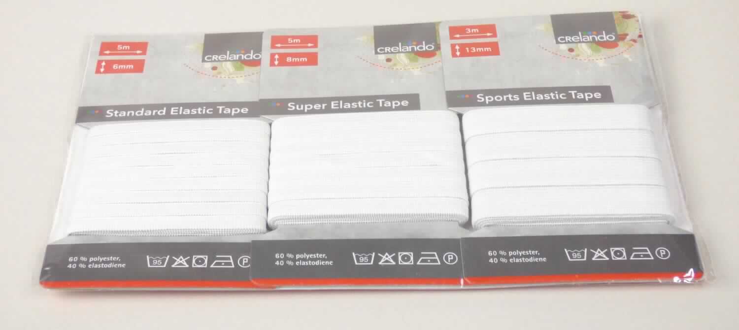 Geflechte als Meterware, sog. Gummilitze 3er Pack, Fotos siehe Anlage,
- als 3-teiliges Set in einem Polybeutel verpackt,
- als Meterware auf einer Karte aus Pappe mit aufgedruckter Produktbeschreibung aufgebracht,
- laut Antrag mit einer Breite von 6 mm, 8 mm bzw. 13 mm und einer Länge von 5 m bzw. 3 m,
- laut Untersuchungsergebnis:
-- aus einem Flachgeflecht aus synthetischen Chemiefasern (laut Antrag 60 GHT Polyester und 40 GHT 
   Kautschuk),
- kein Gewirke, somit keine Ware der Position 6002.

"Geflechte als Meterware"
