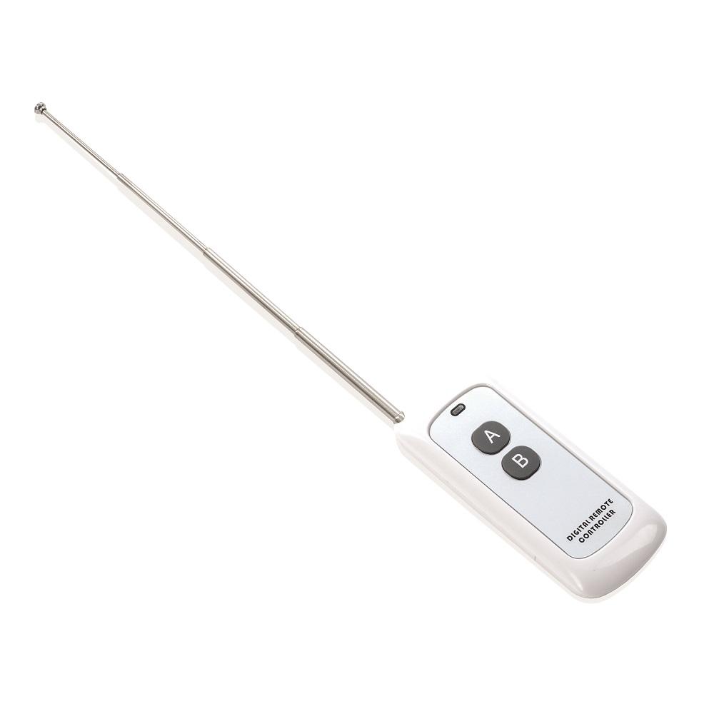 Funkfernbedienung , Art.-Nr.: 911641 (Abbildung siehe Anlage)
- mit einem Funksendemodul in einem Gehäuse mit zwei Bedienelementen und
  Teleskopantenne, mit Batterie,
- zum Senden von Fernsteuersignalen in einem Frequenzbereich von 433,82 bis
  434,02 MHz zur funkferngesteuerten Bedienung von Solar-Wasserpumpen.

"Funkfernsteuergerät"