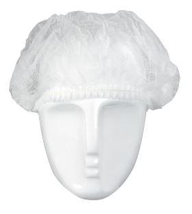 Kopfbedeckung, sog. Einweg-Klipphaube, Foto siehe Anlage,
- aus einem runden Zuschnitt aus einem Spinnstofferzeugnis (Vliesstoff) hergestellt,
- am gesäumten Rand mit einem eingezogenen, elastischen Faden ausgestattet,
- mit einem Durchmesser von bis zu ca. 52 cm,
- zur Verwendung als Schutzhaube zum Bedecken des gesamten Haares,
- verpackt in einem Polybeutel zu 100 Stück (laut Antrag).

"Kopfbedeckung, aus einem Stück von Spinnstofferzeugnissen hergestellt,
 andere als in den Unterpositionen 6505 0010 und 6505 0030 genannte,
 keine handgearbeitete Baskenmütze"