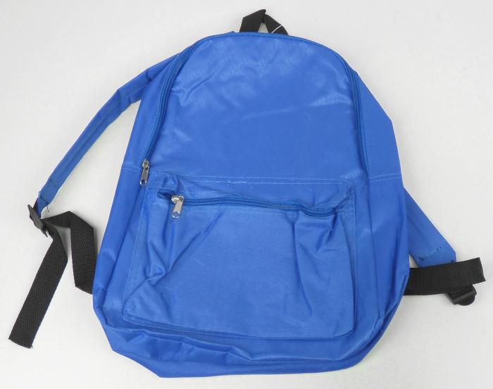 Rucksack, Foto siehe Anlage,
- mit einer Außenseite aus Spinnstoffen,
- mit einer Handtrageschlaufe und zwei längenverstellbaren Rückentragegurten,
- mit einem aufgesetzten Vorfach mit Reißverschluss,
- das Hauptfach ist mit einem an drei Seiten umlaufenden Reißverschluss versehen,
- - ungefüttert; ohne Inneneinteilung,
- mit den Abmessungen: ca. 40 cm (Höhe) x 29 cm (Breite) x 11 cm (Tiefe),
- ohne Hinweise auf Handarbeit.

"Rucksack, mit Außenseite aus Spinnstoffen, nicht handgearbeitet"