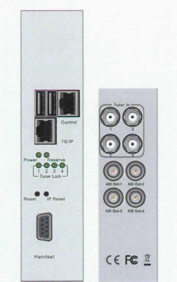 Fernsehsendegerät mit eingebautem Empfänger (Abbildung siehe Anlage)
- aus einer mit vier DVB-S/S2-Tunern, Re-Multiplexer, Ethernet-Controller und weiteren 
  aktiven und passiven Bauelementen bestückten gedruckten Schaltung mit mehreren
  Ein- und Ausgängen,
- zum Empfang von digitalen Fernseh- und Rundfunkprogrammen über Satellit (DVB-S) 
  und zum Empfangen und Senden von digitalisierten Bild- und Tonsignalen innerhalb 
  eines IP-Netzwerkes (IP-Streaming) inklusive Zusammenfassung mehrerer Signale,
- zum Einbau in eine modular aufgebaute digitale TV-Kopfstelle bestimmt.

"Sendegerät für das Fernsehen, auch mit eingebautem Empfangsgerät - Fernsehsendegerät
 mit eingebautem Empfänger"