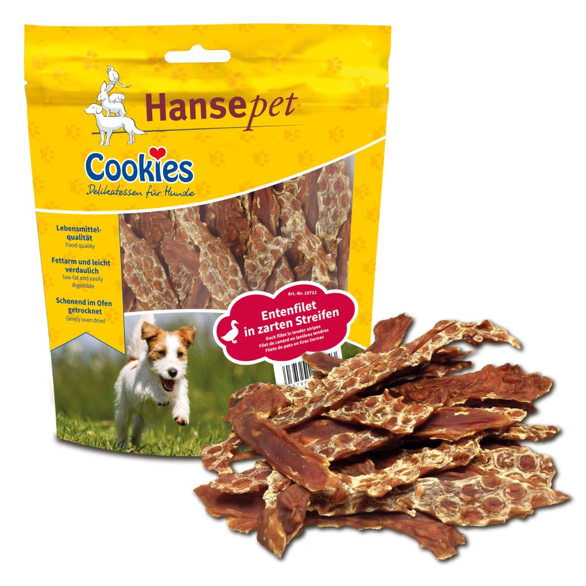 Antragsangaben: Hundefutter in Aufmachung für den Einzelverkauf, in verschiedenen Ausführungen. Keine Milcherzeugnisse enthalten. Warenbeschaffenheit: getrocknete, braune Fleischstreifen in einer Originalverpackung.

Stärke (laut Angabe): mehr als 10 GHT bis 30 GHT.
Milcherzeugnisse in der Ware (laut Angabe): keine oder weniger als 10 GHT.

Zubereitung von der zur Fütterung verwendeten Art, Hunde- und Katzenfutter, in Aufmachungen für den Einzelverkauf, Glucose, Glucosesirup, Maltodextrin oder Maltodextrinsirup der Unterpositionen 1702 30 50, 1702 30 90, 1702 40 90, 1702 90 50 und 2106 90 55 oder Stärke oder Milcherzeugnisse enthaltend, mit einem Gehalt an Stärke von mehr als 10 bis 30 GHT, keine Milcherzeugnisse enthaltend oder mit einem Gehalt an Milcherzeugnissen von weniger als 10 GHT.