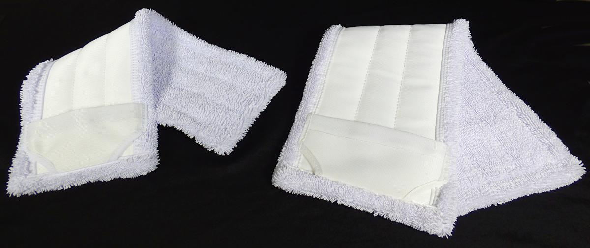 Reinigungstuch, sog. Mehrwegmopp, Foto siehe Anlage,
- in einem Polybeutel verpackt,
- rechteckig, in zwei unterschiedlichen Abmessungen von laut Antrag 42,5 cm x 12 cm bzw.
  53 cm x 15 cm,
- mehrlagig gearbeitet:
-- mit einer Ober- (Wischseite) aus Schlingengewirken,
-- mit zwei Zwischenlagen aus augenscheinlich Filzen,
-- mit einer Zwischen- und einer Unterlage aus verschiedenen Gewirken,
-- alle Flächenerzeugnisse bestehen aus laut Antrag synthetischen Chemiefasern,
- auf der Unterseite sind an den beiden Schmalseiten zwei Zuschnitte aus Gewirken so aufgenäht,
  dass der Bezug in einen Moppwischer eingespannt werden kann,
- durch Zusammennähen konfektioniert,
- stellt sich als separates Reinigungstuch (ohne Wischkopf-Rahmen oder eine andere Basis) dar, somit
  keine Ware der Position 9603,
- im Hinblick auf die Bedeutung in Bezug auf die Verwendung sind die Gewirke und die Filze als gleich-
  bedeutend anzusehen, im Hinblick auf den Umfang verleihen jedoch die Gewirke der Ware ihren
  wesentlichen Charakter.

"Andere konfektionierte Ware (Reinigungstuch) aus Spinnstoffen, aus Gewirken"