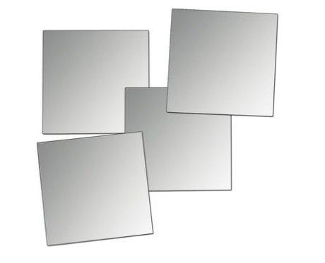 Glaskurzwaren für Mosaike, sog. Spiegel-Mosaik, Fotos siehe Anlage,
- in Form von vier verspiegelten Plättchen aus Glas,
- quadratisch; in den Abmessungen: ca. 5 cm (Kantenlänge) x 0,4 cm (Dicke),
- laut Antrag zur Verwendung für Bastelarbeiten (z. B. Gestaltung von Tischplatten
  oder Tellern) bestimmt,
- gemeinsam in einer handelsüblichen Verkaufsumschließung verpackt.

"Glaswürfel und andere Glaskurzwaren, für Mosaike oder zu ähnlichen Zierzwecken"