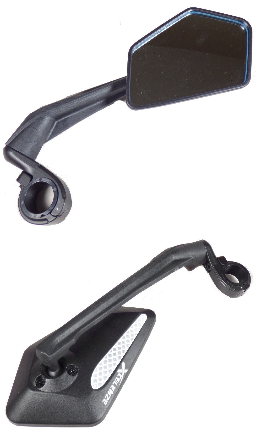 Spiegel aus Glas, sog. Spiegel eckig für Fahrradlenker, Foto siehe Anlage,
aus verschiedenen Bestandteilen zusammengesetzte Ware; bestehend aus:
- einem Rückspiegel aus Glas in einem Gehäuse (Fassung) aus Kunststoff,
- - optisch nicht bearbeitet (damit keine Ware des Kapitels 90),
- - in den Abmessungen (Spiegelfläche) von ca. 14,2 cm x 8,7 cm,
- - mit der Aufschrift „XCELENZE“,
- einem schwarzen Gelenkarm aus laut Antrag Kunststoff,
- - am unteren Ende mit einer Befestigungsschelle zur Befestigung des Spiegels am Lenker eines
    Fahrrads,
- - in den Abmessungen von ca. 21 cm (Länge) x 8,6 cm (Höhe),
- zwei Inbusschrauben,
- der Spiegel aus Glas bestimmt insbesondere aufgrund seiner Bedeutung in Bezug auf die
  Verwendung den wesentlichen Charakter der zusammengesetzten Ware,
- keine Einreihung als Zubehör für Fahrräder in die Position 8714, da es sich beim Wortlaut der
  Position 7009 (Rückspiegel) um die genauere Warenbezeichnung handelt.

"Spiegel aus Glas, gerahmt, Rückspiegel für Fahrzeuge, anderer als in den TARIC-Codes 7009 1000 30
 bis 7009 1000 50 genannte"