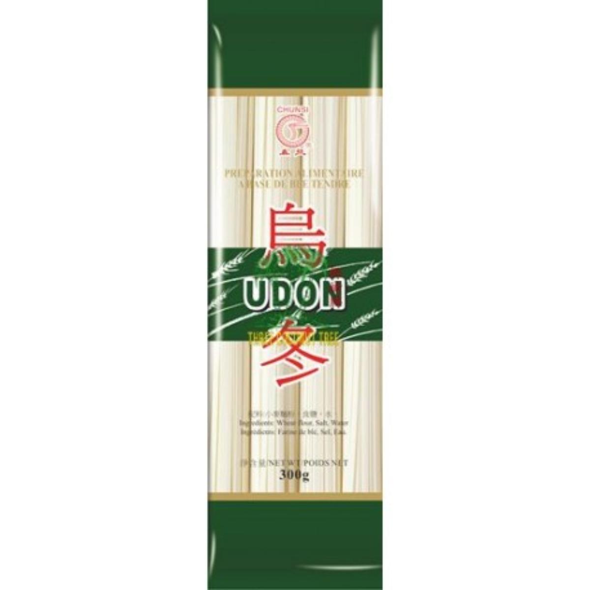 Udon Nudeln

Neuerteilung von vZTA DE 26098/16-1.

Beschaffenheit des im Rahmer der Erteilung von vZTA DE 26098/16-1 vorgelegten Warenmusters (in Originalumschließung):
Bedruckter und etikettierter Kunststoffschlauchfolienbeutel mit Angaben zum Erzeugnis (Weizennudeln "Udon"; 300 g), zu den Zutaten (siehe Feld 8) und zur Zubereitung (Nudeln 5 Minuten in kochendem Wasser kochen); darin mit Papierbanderolen zu vier Bündeln zusammengebundene, hellbeigefarbene, längliche, getrocknete, nicht vorgekochte Nudeln mit rechteckigem Querschnitt (Länge ca. 20 cm; Querschnitt ca. 3 mm x 1 mm).

Weichweizenmehl*: enthalten
Eier oder Reis*: nicht enthalten
*: nach den Antragsangaben

Teigwaren, weder gekocht oder gefüllt noch in anderer Weise zubereitet, keine Eier enthaltend, Weichweizenmehl und keinen Reis enthaltend.