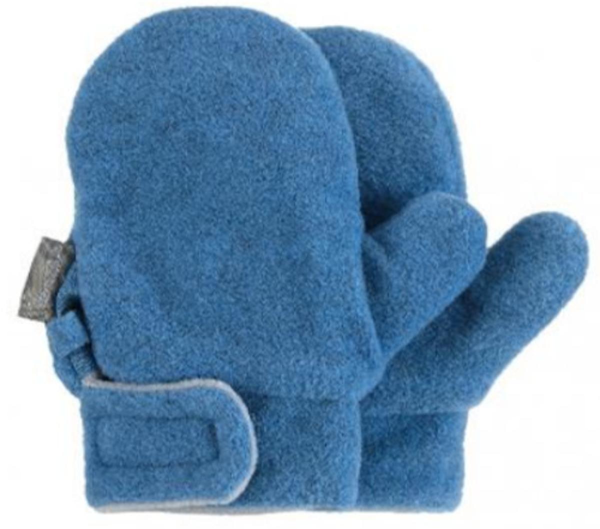 Handschuhe, sog. Kinderhandschuh, Artikel 4301420, Größe 3, Foto siehe Anlage,
- an zwei bedruckten Pappkarten und einem Kunststoffaufhänger befestigt,
- in Form von Fausthandschuhen mit ausgearbeitetem Daumen; beidseitig tragbar,
- mit einer Handbreite von ca. 8,5 cm, einer Handlänge (ohne Rand) von ca. 12,5 cm und einer Daumen-
  länge von ca. 5 cm,
- doppelt gearbeitet, aus einfarbigen, beidseitig gerauten Gewirken (Fleece) aus laut Antrag 100 %
  Polyester (synthetische Chemiefasern),
- mit einer ca. 4 cm breiten Stulpe, mit einer bis zur Innenhand reichenden Eingriffsöffnung mit über-
  lappendem Klettverschluss,
- im Bereich der Handkante mit einem elastischen, erweiternden Einsatz aus Gewirken,
- aufgrund der Abmessungen nicht für Kleinkinder mit einer Körpergröße von bis zu 86 cm bestimmt.

"Fausthandschuhe, aus Gewirken, andere als in der Unterposition 6116 10 genannte, aus synthetischen
 Chemiefasern"