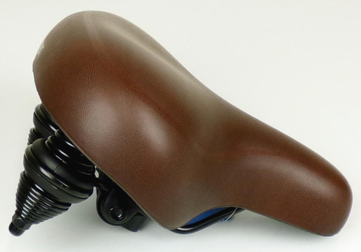 Sattel, sog. Fahrradsattel, Artikel 49206 + 74297, Foto siehe Anlage, laut Antrag:
- in der Form eines spezifisch gefertigten, anatomisch geformten, hinten breiten und mit einer leicht
  angedeuteten Sitzmulde versehenen, gepolsterten und gefederten Fahrradsattels,
- mit einer Länge von ca. 265 mm und einer Breite von ca. 225 mm,
- mit einem Bezug aus Kunststoff (lt. Antrag: Polyvinylchlorid),
- mit einer Polsterung und einer Schale aus Kunststoff,
- mit Federelementen aus unedlem Metall,
- mit einem Sattelgestell aus unedlem Metall,
- am unteren Ende mit einer Sattelklemmung in Form eines sog. Sattelklobens ausgestattet,
- wird am oberen Ende der Sattelstütze von Fahrrädern befestigt,
- dient dazu, dem Fahrenden auf dem Fahrrad Halt zu geben und ihm das Sitzen zu ermöglichen,
- aufgrund der objektiven Merkmale (u. a. Form, Abmessungen) erkennbar hauptsächlich für
  Fahrräder bestimmt.

"Teil (Sattel) für Fahrräder der Positionen 8711 und 8712"