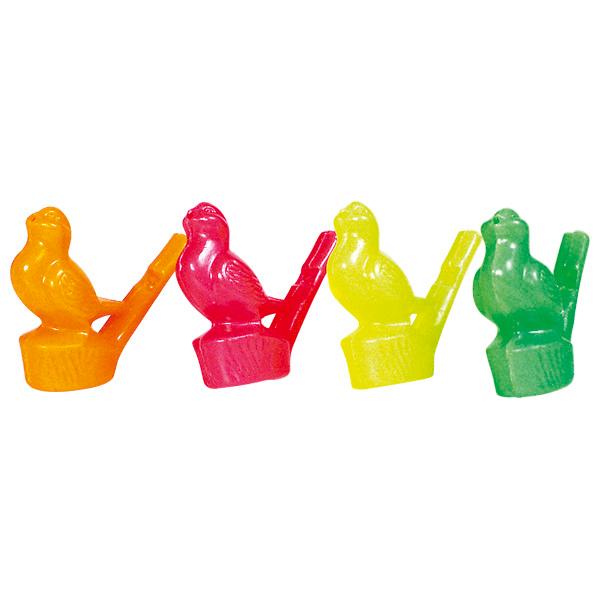 Bei dem als "Art. PE501 - Wasser-Vogelstimmen-Pfeifen, 72er Set, 4fach sortiert" bezeichneten Erzeugnis handelt es sich um ein Musikspielzeuginstrument:
- in unterschiedlichen Farben (orange, gelb, rosa und grün),
- einer Pfeife nachempfunden,
- auf der Oberseite in Form eines stilisierten Vogels gearbeitet,
- aus Kunststoffen gefertigt,
- dreidimensional gestaltet,
- mit den max. Abmessungen von etwa 5,7 cm x 6,2 cm x 2,3 cm,
- ohne Hinweise auf eine Fertigung in Handarbeit,
- dient der spielerischen Unterhaltung von Kindern,
- stellt sich aufgrund der gewöhnlichen und einfachen Ausführung, der Größe, der Leistung sowie der
  kindlichen Gestaltung nicht als Musikinstrument des Kapitels 92 dar,
- in einem Kunststoffbeutel mit bedrucktem Artikelaufkleber für den Einzelverkauf aufgemacht.

Die Ware soll mit Wasser befüllt werden. Durch Hineinpusten in das Mundstück der Pfeife wird eine Tonfolge ähnlich einer Vogelstimme erzeugt. Die Füllmenge des Wassers bestimmt den Klang.

Die Ware ist zolltarifrechtlich als "Musikspielzeuginstrument, nicht handgearbeitet aus Holz" einzureihen.