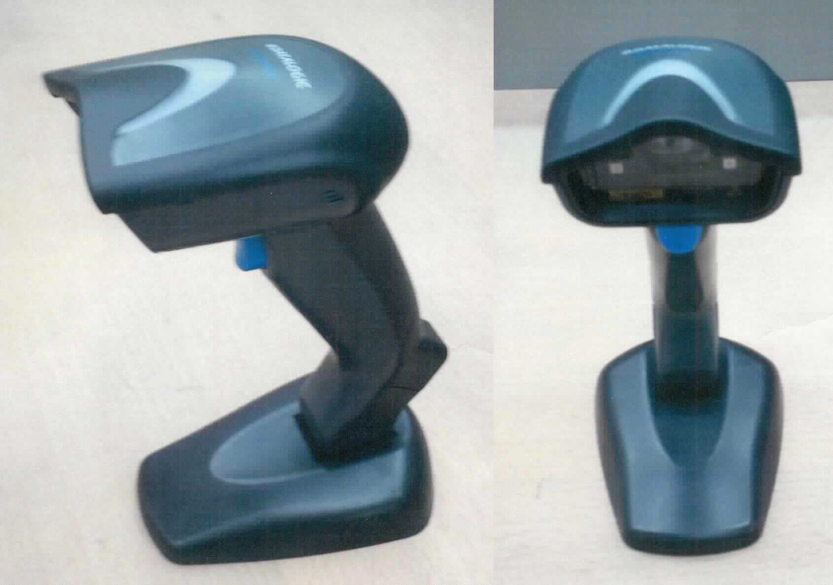 Barcodescanner,
- im Wesentlichen bestehend aus einem kompakten Lesekopf mit Sensorelektronik, Laserlichtquelle und Elektronik
  zur Auswertung und Weitergabe der erfassten Daten,
- Abmessungen: 19,2 x 8,9 x 11,9 cm
- Gewicht: 368,5 g,
- mit einem Bedienelement (Druckknopf) versehen,
- mit RS-232-, USB-, Tastaturweichen- und Pen Multi-Schnittstellen.

Der Scanner dient dazu, verschiedene Datencodes (Strichcodes), mit denen Waren gekennzeichnet sind, zu lesen und zu verarbeiten.

Die Ware ist als "optischer Leser" einzureihen.

Anlage: 1 Abbildung