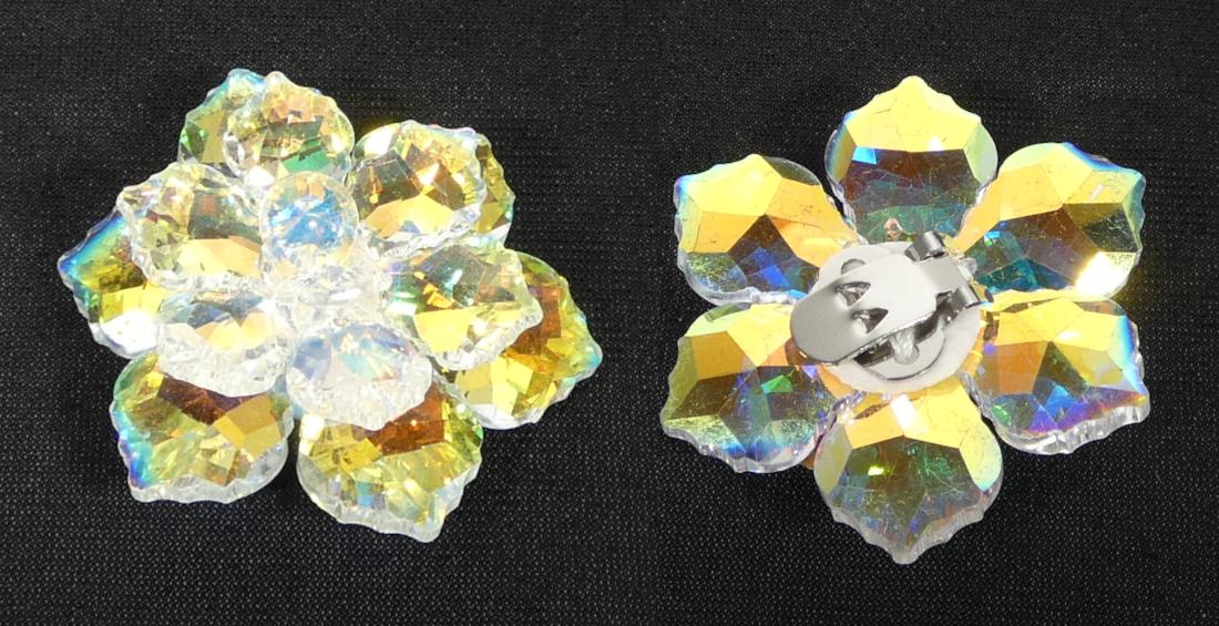 Es handelt sich um Zierelemente in Form stilisierter Blüten (Durchmesser: ca. 5 cm) aus Kunststoff die mit einem Clip aus unedlem Metall zur Befestigung an Schnürsenkeln und ähnlichem versehen sind und dienen dem Verzieren von Schuhen. Die Erzeugnisse sind in einem Polybeutel verpackt.
Der Kunststoff verleiht der Ware im Hinblick auf die Bedeutung für die Verwendung (Zierwirkung) ihren wesentlichen Charakter.
- Angaben lt. Antragsteller-

Abbildung siehe Anlage.

Derartige Erzeugnisse gehören als "Phantasieschmuck, anderer als aus unedlem Metall" zum TARIC-Code 7117 9000 00.