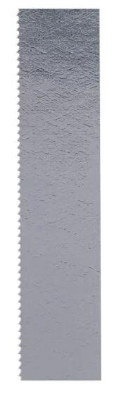 Sog. Jiffy Proximal Saw, in Form eines sehr dünnen, rechteckigen, ca. 6 mm breiten und ca. 15 cm langen Edelstahlstreifens, einseitig mit einer Sägeverzahnung versehen.
Äußere Form: Siehe Abbildung in der Anlage.
Das Erzeugnis dient im Rahmen zahnärztlicher Eingriffe dem Separieren von Zahnfüllungen zwischen den Zähnen.

Die Ware wird als "zahnärztliches Instrument, nicht von den Unterpositionen (KN) 9018 1100 bis 9018 4910 erfasst" eingereiht.