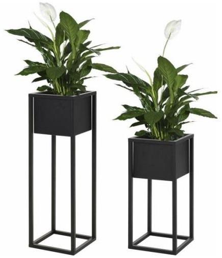 Sogenannter Blumenständer Cubix Duo, 2-er Set in den Maßen
- 21 x 21 x 70 cm
- 21 x 21 x 50 cm
aus unedlem Metall (Stahl, pulverbeschichtet)
Größe des Blumenkastens ca. 18 x 18 x 18 cm.
Wandstärke des Blumenkastens rd. 0,7 mm
gemeinsam verpackt in Aufmachung für den Einzelverkauf zur Abgabe an Endverbraucher.
- Antragstellerangaben -
Abbildung siehe Anlage.

Derartige Erzeugnisse gehören als "Ziergegenstände aus unedlem Metall, nicht versilbert, vergoldet oder platiniert" zum TARIC-Code 8306 2900 00.