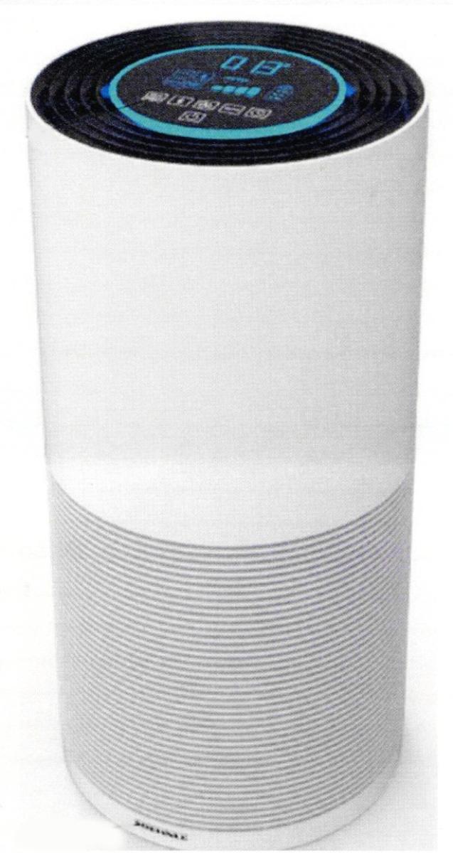 Luftreiniger Air Fresh Clean Connect 500, Art. 68098,
- aus einem zylinderförmigen Gehäuse mit Luftein- und -auslässen, eingebautem Elektromotor
  (Leistung: 65 W), Kombifilter, UVC-Lampe, Bluetooth-Modul, Steuerelektronik, Bedienelementen
  LED-Anzeige (Abbildung siehe Anlage),
- mit einem Gewicht von 5,0 kg,
- üblicherweise zur Verwendung im Haushalt, zur Reinigung der Raumluft durch UV-Bestrahlung
  und Filtration in Wohnräumen mit einer Größe von bis zu 78 m² sowie zum Senden, Konvertieren
  und Empfangen von Daten in einem drahtlosen Netzwerk,
- in einer gemeinsamen Verkaufsumschließung mit Bedienungsanleitung.

"Elektromechanisches Haushaltsgerät mit eingebautem Elektromotor, kein Lebensmittel-
 zerkleinerungs- und -mischgerät oder Frucht- oder Gemüsepresse, Luftreiniger, mit einem
 Gewicht von weniger als 20 kg (Kombination aus elektromechanischem Haushaltsgerät
 - kennzeichnende Haupttätigkeit - und Kommunikationsgerät, in Warenzusammenstellung
 in Aufmachung für den Einzelverkauf mit nicht charakterbestimmendem Beipack) - sog.
 Luftreiniger"