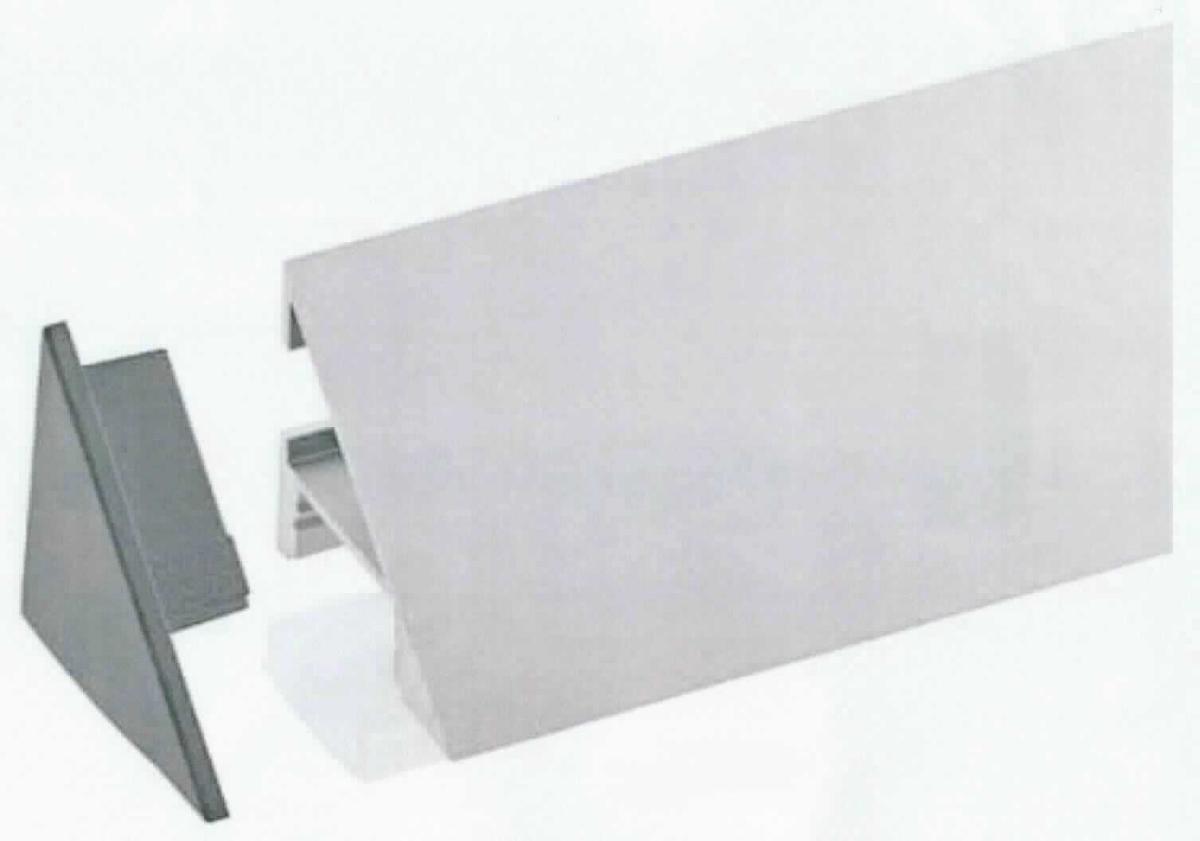 Profil aus einer Aluminiumlegierung

Bei der Ware handelt es sich nach den Angaben um ein spitz zulaufendes metallisches Profil mit einem über die gesamte Länge von 2 m gleichbleibenden Querschnitt. Die Erzeugnisse sind aus einer Aluminiumlegierung (T5 6063) gefertigt und eloxiert. 
Die Ware wird zur Wandmontage für LED Streifen verwendet.
Eine Einreihung als erkennbares Teil eines Beleuchtungskörpers der Position 9405 ist ausgeschlossen.

Die Ware ist als "anderes Profil aus einer Aluminiumlegierung" in den TARIC-Code 7604 2990 90 einzureihen.