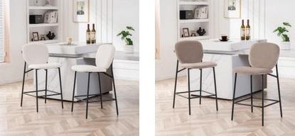 Es handelt sich bei dem "Barhocker Celda, Artikelnummer 24023 oder 24024" um ein ca. 44 x 93 x 52 cm (B x H x T) großes Sitzmöbel, bestehend aus einem Gestell aus Metall und einer gepolsterten Sitzfläche mit Rückenlehne, jeweils mit Spinnstoff (Polyester) bespannt. Die Ware ist dazu bestimmt, auf den Boden gestellt zu werden und dient der Einrichtung von Wohnungen. Die Ware ist in den Farben Hellbraun und Weiß verfügbar. 

Das Erzeugnis wird als "anderes als von der Position 9402 erfasstes Sitzmöbel, nicht von den Unterpositionen (HS) 9401 10 bis 9401 69 erfasst, mit Gestell aus Metall, gepolstert" eingereiht.