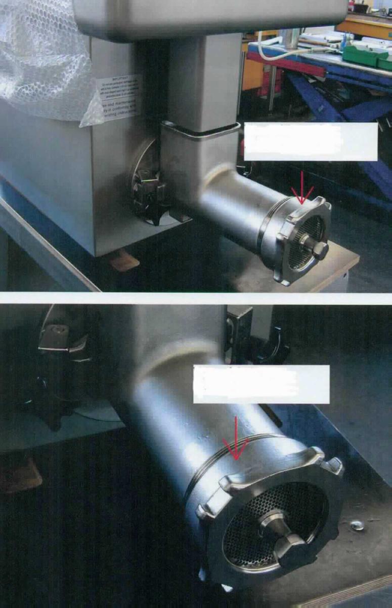 Es handelt sich um kreiszylindrische Muttern aus nicht rostendem Stahl, die mit einem Flansch und über eine Länge von ca. 34 mm mit einem metrischen Innengewinde (M118) ausgestattet sind. Der Flansch ist mit acht etwa rechteckigen Ausformungen versehen.
Die Erzeugnisse werden in einem Fleischwolf (nicht Gegenstand dieser vZTA) montiert und dienen zur Verbindung einer Lochscheibe (nicht Gegenstand dieser vZTA) mit der Austrittsöffnung.
- Antragstellerangaben -

Abbildung siehe Anlage.

Derartige Erzeugnisse gehören als "andere Muttern aus nicht rostendem Stahl, mit Gewinde" zur Codenummer 7318 1639 90 0 des Zolltarifs.

Die Erzeugnisse stellen sich aufgrund ihrer objektiven Beschaffenheitsmerkmale und ihrer Funktion als Waren der Position 7318 dar. Eine Einreihung in den Abschnitt XVI kommt gemäß Anmerkung 1 g) zu Abschnitt XVI i. V. m. Anmerkung 2 a) zu Abschnitt XV nicht in Betracht.