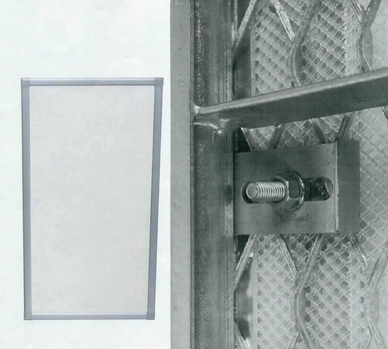 Es handelt sich um noch nicht zusammengesetzte Insektenschutzgitter für Kellerschächte oder Kellerschachtfenster, bestehend aus vier Profilen aus stranggepresstem Aluminium, Eckverbindern aus Kunststoff oder Aluminium, Gewebe aus Stahl und Abdeckkappen aus einer Aluminiumlegierung (Druckguss) mit gewichtsmäßig vorherrschendem Aluminiumgehalt. Die Profile werden zu einem Rahmen zusammengefügt und mit dem jeweiligen Gewebe bespannt. Die Erzeugnisse werden auf Kellerschächten montiert, dienen als Schmutz-, Insektenschutz- oder Nageschutzgitter und sind gemeinsam mit dem Befestigungsmaterial (Schrauben, Muttern, Haken aus Aluminium oder anderem unedlen Metall) und einer Montageanleitung in einem Karton für den Einzelverkauf aufgemacht.
- Antragstellerangaben -

Charakterbestimmender Bestandteil der Warenzusammenstellung ist das Insektenschutzgitter, bei dem Aluminium gewichtsmäßig gegenüber jedem anderen unedlen Metall vorherrscht. 

Abbildung siehe Anlage.

Derartige Erzeugnisse gehören als "andere Konstruktionen aus Aluminium" zum TARIC-Code 7610 9090 00.