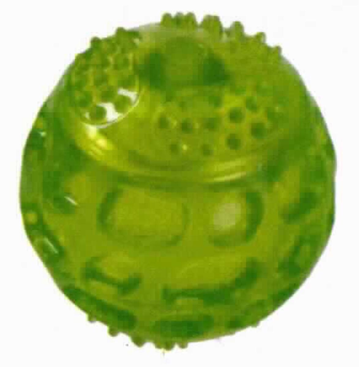 Angaben des Antragstellers:
Hundespielzeug Squeaky Ball
Material: TPR (Thermo Plastic Rubber)

Untersuchungen an einem Warenmuster:
Es wurde ein grüner Ball aus einem elastischen Material vorgelegt (Durchmesser: ca. 6 cm). Der Ball ist mit einem Pappanhänger versehen, der die Ware als Tierspielzeug kennzeichnet. Die Ware besteht nach den durchgeführten Untersuchungen aus einem nicht vulkanisierten Kautschuk.

Befund:
Es liegt eine andere Ware aus nicht vulkanisiertem Kautschuk im Sinne der Unterposition (KN) 4006 9000 vor.