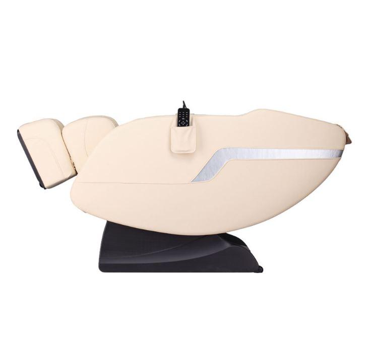 Massagegerät, wie ein Sessel aussehend, sog. Massagesessel KELSO, in zwei verschiedenen Farben, in Form einer zusammengesetzten Ware aus einem Sitzmöbel und einem Massagegerät, im Wesentlichen bestehend aus einem schalenförmigen Sessel mit einem Gestell aus Kunststoff mit zwei Rollen und einem Bezug aus Kunststoff in Lederoptik (sog. Kunstleder), mit gepolstertem Sitz, gepolsterter verstellbarer Rückenlehne und Kopf- & Rückenlehnenpolster, zwei Mulden für die Beine im gepolsterten, längenverstellbaren Fußteil sowie zwei gepolsterten Armlehnen, Maße: 1380 x 735 x 1030 mm (Sitzposition), 1590 x 735 x 820 mm (Liegeposition), Gewicht: 56 kg. 
In den Sessel sind eine elektrisch betriebene Massagekomponente mit mehrköpfigem Massagesystem u. a. zur mechanischen Knet-, Klopf-, Roll- und Shiatsu-Massage und eine mechanische Luftdruckmassage im Waden- und Fußbereich durch auf- und abschwellende Luftkammern integriert. Es sind 6 verschiedene Programme voreingestellt. Zudem kann eine Heizfunktion zur Unterstützung der Massagewirkung durch Erwärmung von Muskulatur und Gewebe zugeschaltet werden. Die Ware verfügt über eine integrierte Bluetooth Funktion und ist zusätzlich mit seitlich integrierten Lautsprechern versehen. 
Äußere Form: Siehe Abbildung in der Anlage.
Die Steuerung erfolgt über die Bedieneinheit in Form einer kabelgebundenen Fernbedienung oder das in die Armlehne integrierte Bedienfeld. Die Stromversorgung erfolgt über das Netzteil.
Charakterbestimmender Bestandteil der zusammengesetzten Ware ist das Massagegerät aufgrund der Bedeutung für die Verwendung.

Die Ware wird als "Massagegerät, nicht von der Unterposition (KN) 9019 1010 erfasst" eingereiht.