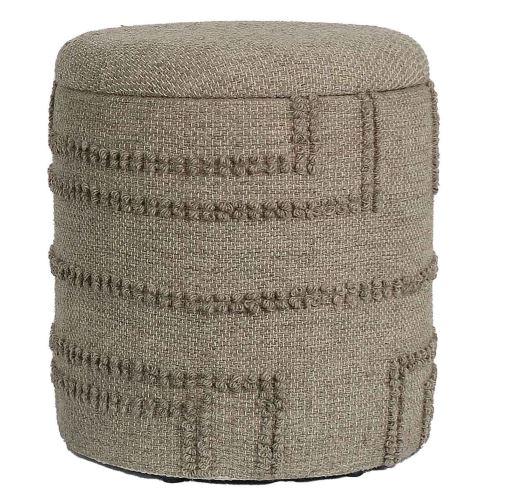 Bei der Ware handelt es sich um ein zylinderförmiges, im Durchmesser ca. 40 cm großes und ca. 45 cm hohes Möbel. Das Erzeugnis besitzt einen Korpus aus Zuckerrohr-Bagasse mit einem Bezug aus Wolle und einen gepolsterten, abnehmbaren Deckel.

Das Erzeugnis ist sowohl als Sitzmöbel als auch als Aufbewahrungsmöbel verwendbar und wird daher in die zuletzt genannte Position, der gleichermaßen in Betracht kommenden Positionen, eingereiht. Hinweise auf Handarbeit liegen nicht vor.

Die verpackte Ware wird als "anderes als von den Positionen 9401 und 9402 sowie den Unterpositionen (HS) 9403 10 bis 9403 83 erfasstes Möbel, nicht handgearbeitet" eingereiht.
