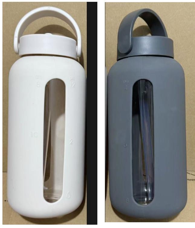 Trinkflasche aus Glas, Foto siehe Anlage,
- aus klarsichtigem Borosilikatglas; laut Antrag mechanisch gefertigt,
- mit einem Schraubgewinde am oberen Ende,
- mit einem abschraubbaren Deckel aus Kunststoff (laut Antrag Polypropylen) mit Henkel,
- - mit einer verschließbaren Trinköffnung in Form eines Trinkstutzens,
- - mit einem an der Deckelunterseite angebrachten, biegsamen Trinkschlauch aus Kunststoff
    (laut Antrag Silikon),
- mit einer Umhüllung aus Kunststoff, die die Trinkflasche bis auf den Boden und zwei längliche
  Sichtfenster umschließt,
- - mit aufgeprägten Uhrzeiten (2-Stunden-Abstand) zur Trinkmengen-Überprüfung,
- mit einem Fassungsvermögen von 800 ml,
- das Glas bestimmt aufgrund seiner Bedeutung in Bezug auf die Verwendung den wesentlichen
   Charakter der Ware,
- keine Einreihung in die Position 7010, da die Ware dem Bereithalten von Getränken dient und
  üblicherweise nicht gewerblich zum Transport oder zur Verpackung verwendet wird.

"Glasware zu ähnlichen Zwecken wie zur Verwendung bei Tisch oder in der Küche, keine Ware
 der Positionen 7010 und 7018, nicht aus Glaskeramik oder Bleikristall, andere Glasware als in
 den Unterpositionen 7013 2210 bis 7013 4999 genannte, nicht handgefertigt"