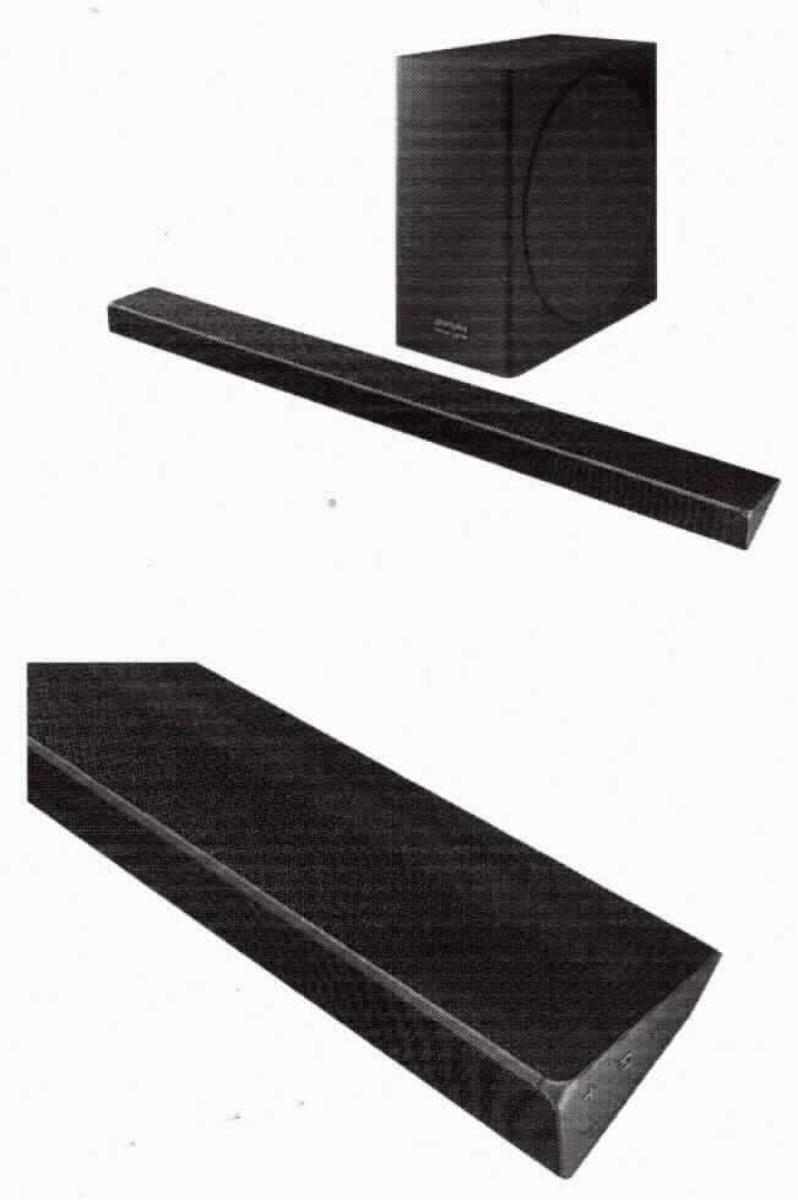 Soundbar (Bluetooth/Netzwerk-Lautsprecher)
- aus Audiosignalelektronik mit Audiodecoder, D/A-Wandler, WLAN-Modul, Tonfrequenz-
  verstärker, 7 Lautsprechern und Bluetooth-Funksende- und -empfangsmodul in einem 
  gemeinsamen Gehäuse (Abmessungen: 110,0 x 5,9 x 10,0 cm) mit HDMI- und 
  Audioanschlüssen und separater Fernbedienung und Netzadapter, Abbildung siehe Anlage,
- zur Tonwiedergabe aus dem Internet und aus dem lokalen Netzwerk (Audiostreaming)
  - kennzeichnende Haupttätigkeit -, zur Verwendung als Tonfrequenzverstärker und 
  Mehrfach-Lautsprecher für über Kabel angeschlossene Audiogeräte sowie zum 
  drahtlosen Empfangen und Senden von Audiodaten im Bluetooth-Standard,
- zusammen mit Beipack (Subwoofer, Kabel, Wandhalterung, Handbuch) in einer 
  gemeinsamen Verkaufsumschließung.
Die Soundbar bestimmt den Charakter des Ganzen.

"Tonwiedergabegerät, nicht von der in den Unterpositionen 8519 20 10 bis 85 19 50 00
 erfassten Art, keine magnetischen, optischen oder Halbleiter-Aufzeichnungsträger 
 verwendend (Kombination aus Tonwiedergaberät für Audio-Streaming - kennzeichnende 
 Haupttätigkeit -, Tonfrequenzverstärker, Lautsprecher und Apparat für die Kommunikation 
 in einem drahtlosen Netzwerk, in funktioneller Einheit mit Fernbedienung und Netzteil, in 
 Warenzusammenstellung mit nicht charakterbestimmendem Beipack, in Aufmachung für 
 den Einzelverkauf)"