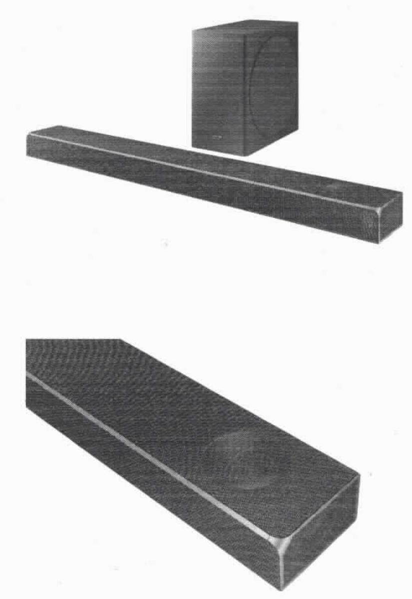 Soundbar (Bluetooth/Netzwerk-Lautsprecher)
- aus Audiosignalelektronik mit Audiodecoder, D/A-Wandler, WLAN-Modul, Tonfrequenz-
  verstärker, 13 Lautsprechern und Bluetooth-Funksende- und -empfangsmodul in einem 
  gemeinsamen Gehäuse (Abmessungen: 122,5 x 8,3 x 13,7 cm) mit HDMI- und 
  Audioanschlüssen und separater Fernbedienung, Abbildung siehe Anlage,
- zur Tonwiedergabe aus dem Internet und aus dem lokalen Netzwerk (Audiostreaming)
  - kennzeichnende Haupttätigkeit -, zur Verwendung als Tonfrequenzverstärker und 
  Mehrfach-Lautsprecher für über Kabel angeschlossene Audiogeräte sowie zum 
  drahtlosen Empfangen und Senden von Audiodaten im Bluetooth-Standard,
- zusammen mit Beipack (Subwoofer, Kabel, Wandhalterung, Handbuch) in einer 
  gemeinsamen Verkaufsumschließung.
Die Soundbar bestimmt den Charakter des Ganzen.

"Tonwiedergabegerät, nicht von der in den Unterpositionen 8519 20 10 bis 85 19 50 00
 erfassten Art, keine magnetischen, optischen oder Halbleiter-Aufzeichnungsträger 
 verwendend (Kombination aus Tonwiedergaberät für Audio-Streaming - kennzeichnende 
 Haupttätigkeit -, Tonfrequenzverstärker, Lautsprecher und Apparat für die Kommunikation 
 in einem drahtlosen Netzwerk, in funktioneller Einheit mit Fernbedienung, in Waren-
 zusammenstellung mit nicht charakterbestimmendem Beipack, in Aufmachung für den 
 Einzelverkauf)"