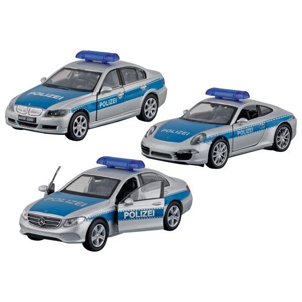 Nach den Angaben der Antragstellerin handelt es sich um ein ca. 11,5 x 4,5 x 4 cm (L x B x H) großes, im Gussverfahren hergestelltes Modell eines Personenkraftwagens der Marke BMW, sog. Polizei, Artikel-Nr. 12181 mit Karosserie aus überwiegend silberfarben und blau lackiertem Metall (charakterbestimmender Stoff nach Umfang und dem äußeren Erscheinungsbild) und Innenraum, Fenstern, Blaulicht sowie Unterboden aus Kunststoff. Es ist mit beweglichen Rädern aus Kunststoff oder Kautschuk und einem Rückzugmotor ausgestattet. Das Modell dient zur Unterhaltung und ist mit einem bedruckten Pappetikett versehen.

Zolltarifrechtlich ist die Ware als "Modell, anderes als von den Unterpositionen (KN) 9503 0010 bis
9503 0070 erfasst, mit eingebautem Motor, nicht aus Kunststoff" einzureihen.