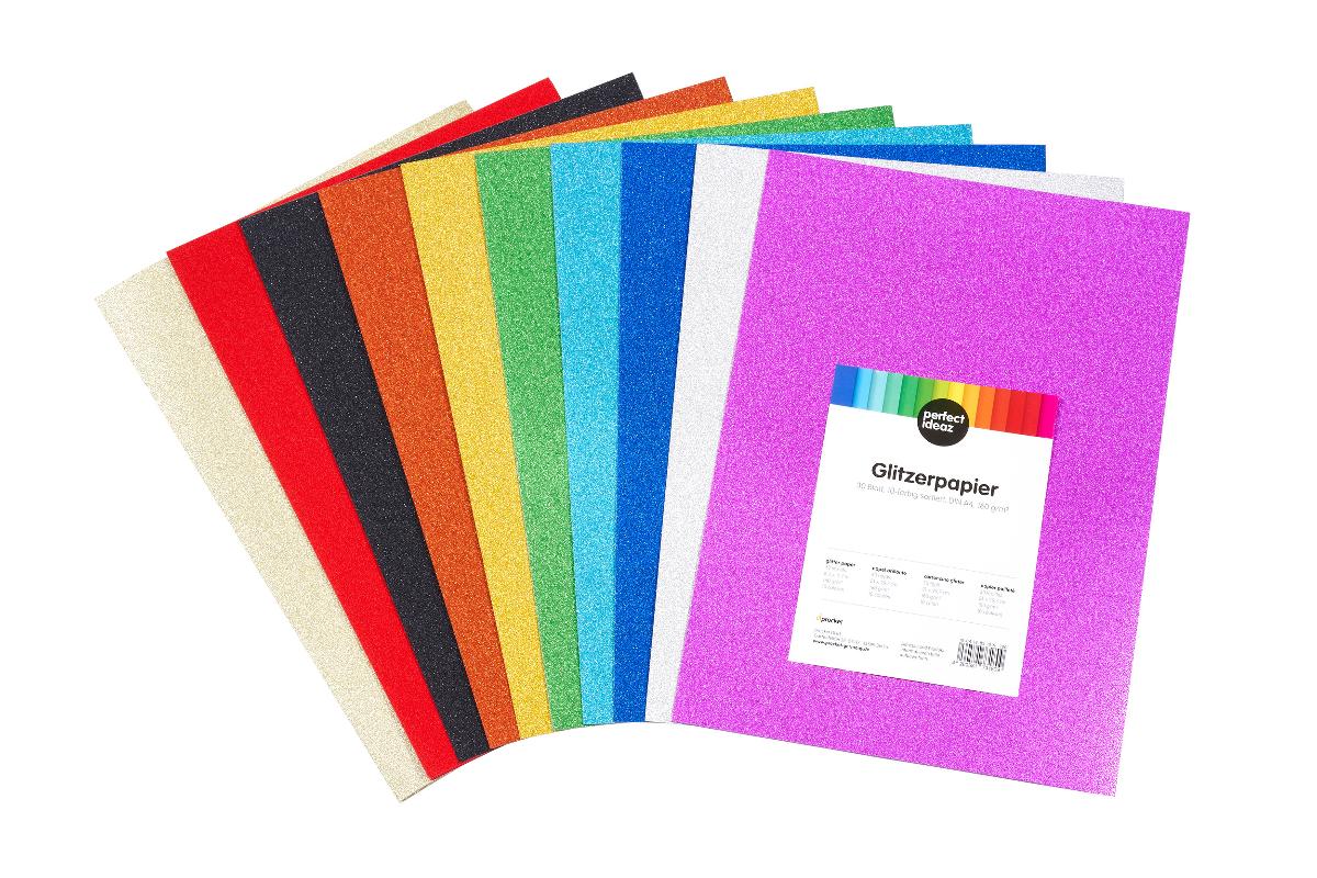 Sog. glitzerndes buntes Papier:

Es handelt sich um weder gestrichenes noch überzogenes Papier in rechteckigen Bogen, das auf der Oberfläche (Schauseite) mit einer Schicht aus Glitter aus Kunststoff in zehn verschiedenen Farben verziert worden ist. Die Papierbogen dienen z. B. Bastelzwecken und sind in einem Kunststoffbeutel verpackt.
Antragstellerangaben.

Abbildung siehe Anlage.

Derartige Waren gehören als "andere Papiere und Vliese aus Zellstofffasern, auf der Oberfläche verziert, in rechteckigen Bogen, jeder Größe, ausgenommen Waren von der in der Position 4803, 4809 oder 4810 beschriebenen Art" zur Codenummer 4811 90 00 90 0 des Zolltarifs.