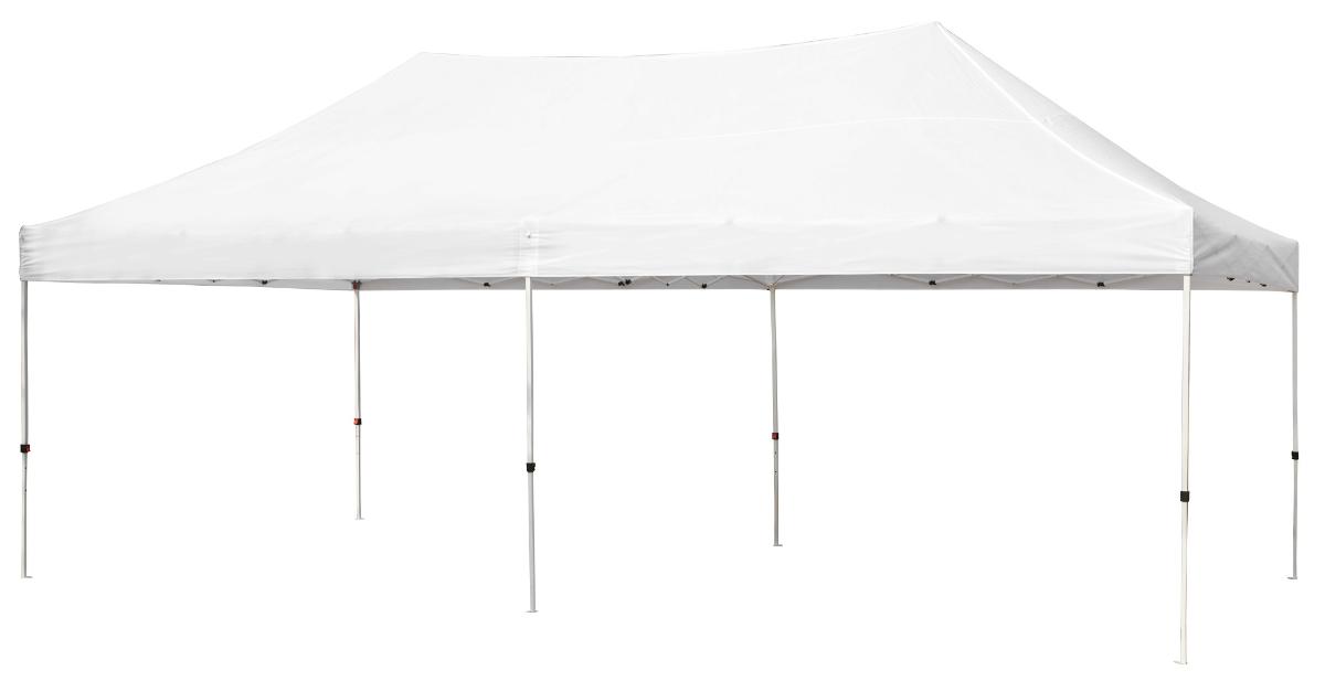 Zelt, sog. Pavillon weiß, Art.-Nr. 8657705, Foto siehe Anlage,
- anhand einer Produktinformation und eines Musterabschnittes der Dachbespannung veranschaulicht,
- laut Antrag:
-- als Faltpavillon gearbeitet, noch nicht zusammengesetzt eingehend,
-- mit einer rechteckigen Grundfläche von 4 m x 8 m,
-- mit einem faltbaren Gestänge mit Scherenmechanismus aus Stahl,
-- mit einer Dachbespannung aus ca. 0,2 mm dicken, einfarbigen, einseitig (Innenseite) mit
   metallisierter Farbe überzogenen (laut Antrag: silver coating) Geweben der Position 5907 aus Polyester
   (synthetische Chemiefasern), die mit Klettverschlussbändern am Gestell zu befestigen ist,
- durch Zusammenfügen konfektioniert,
- erfüllt die Merkmale zur Einreihung als Zelt, da die Ware das Bilden eines geschlossenen Raumes
  ermöglicht, somit keine Ware der Unterposition 6306 90,
- im Hinblick auf die Verwendung als Zelt bestimmen die Materialien der Dachbespannung (Gewebe
  aus Spinnstoffen) den wesentlichen Charakter der Ware.

"Zelt, aus Spinnstoffen, aus synthetischen Chemiefasern"
